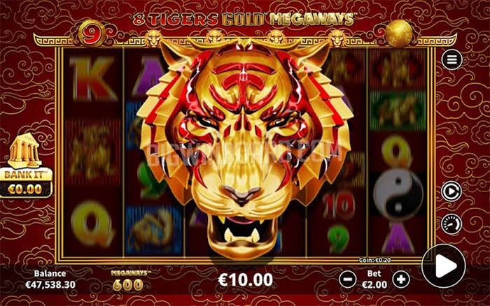 8 tigers gold megaways — banner principale su ExciteWin Casino